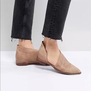 {Free People} Open-sided flat ankle bootie
